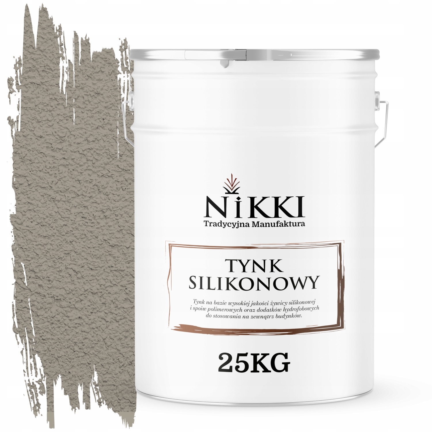 Silikónová Fasádna Omietka Šedá Teplá F293 25 Kg Baranek Granulácia 2.0 mm