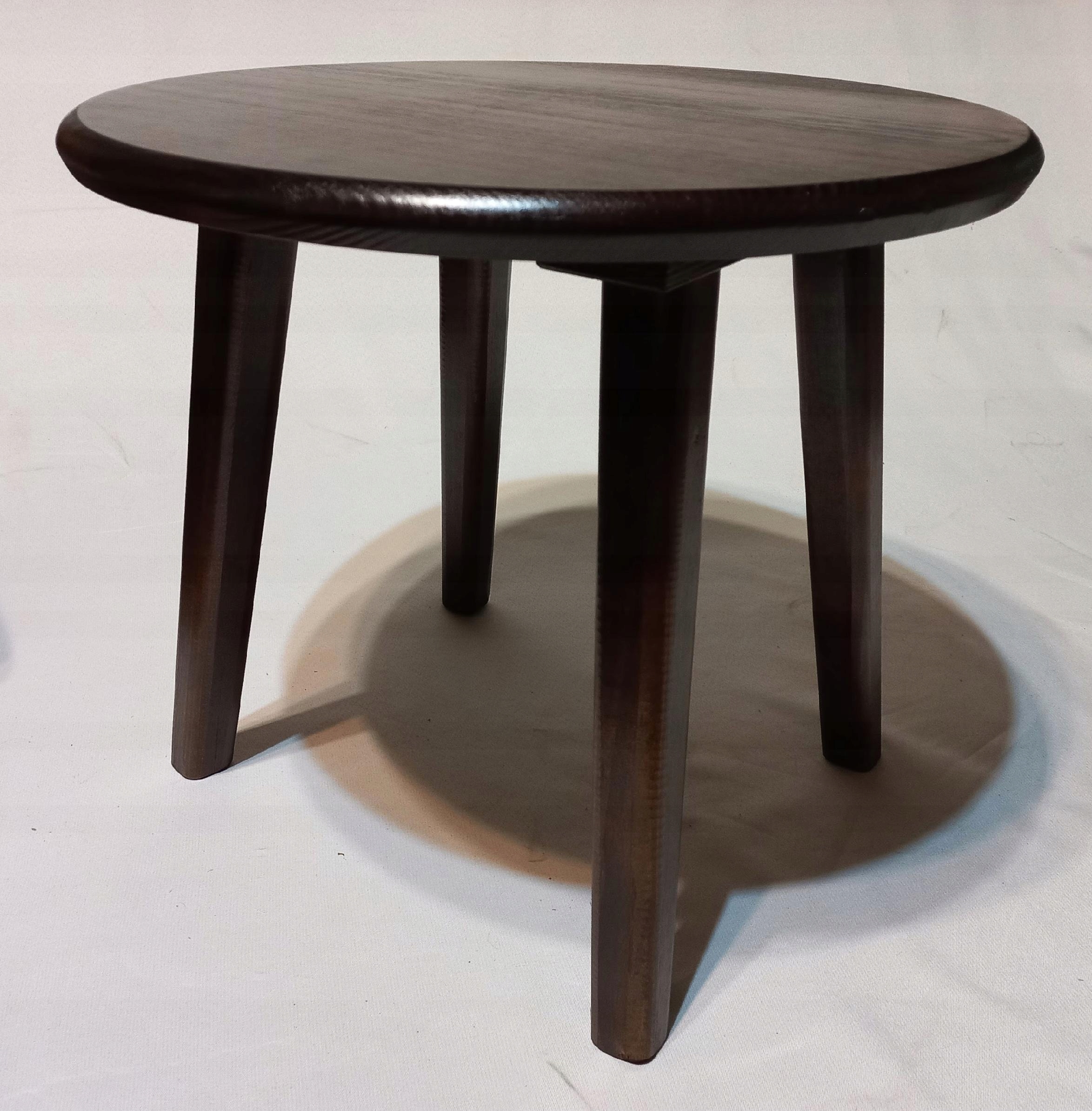 Konferenčný stolík Pw 60 cm Konferenčný Stolík Drevený Pwood Okrúhly 60 cm Orech