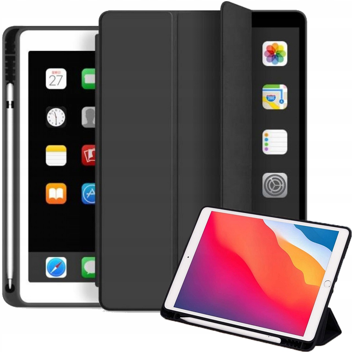 

Etui do Apple iPad 10.2" 9 gen czarne