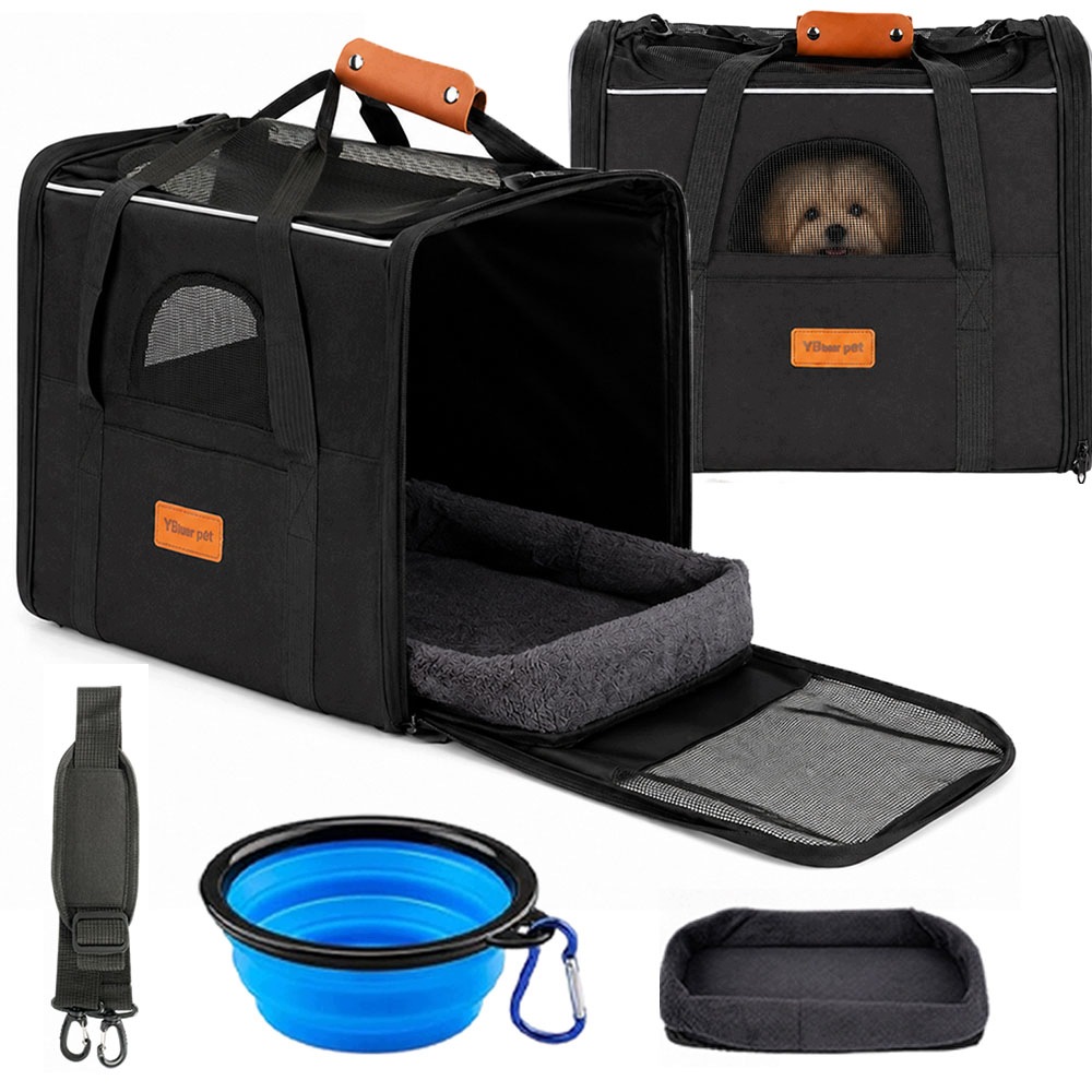 Přepravka pro psa kočku, králíka, přepravní taška, 3-stranná ventilace
