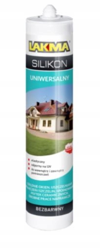 

Silikon Uniwersalny Bezbarwny 280ml Lakma