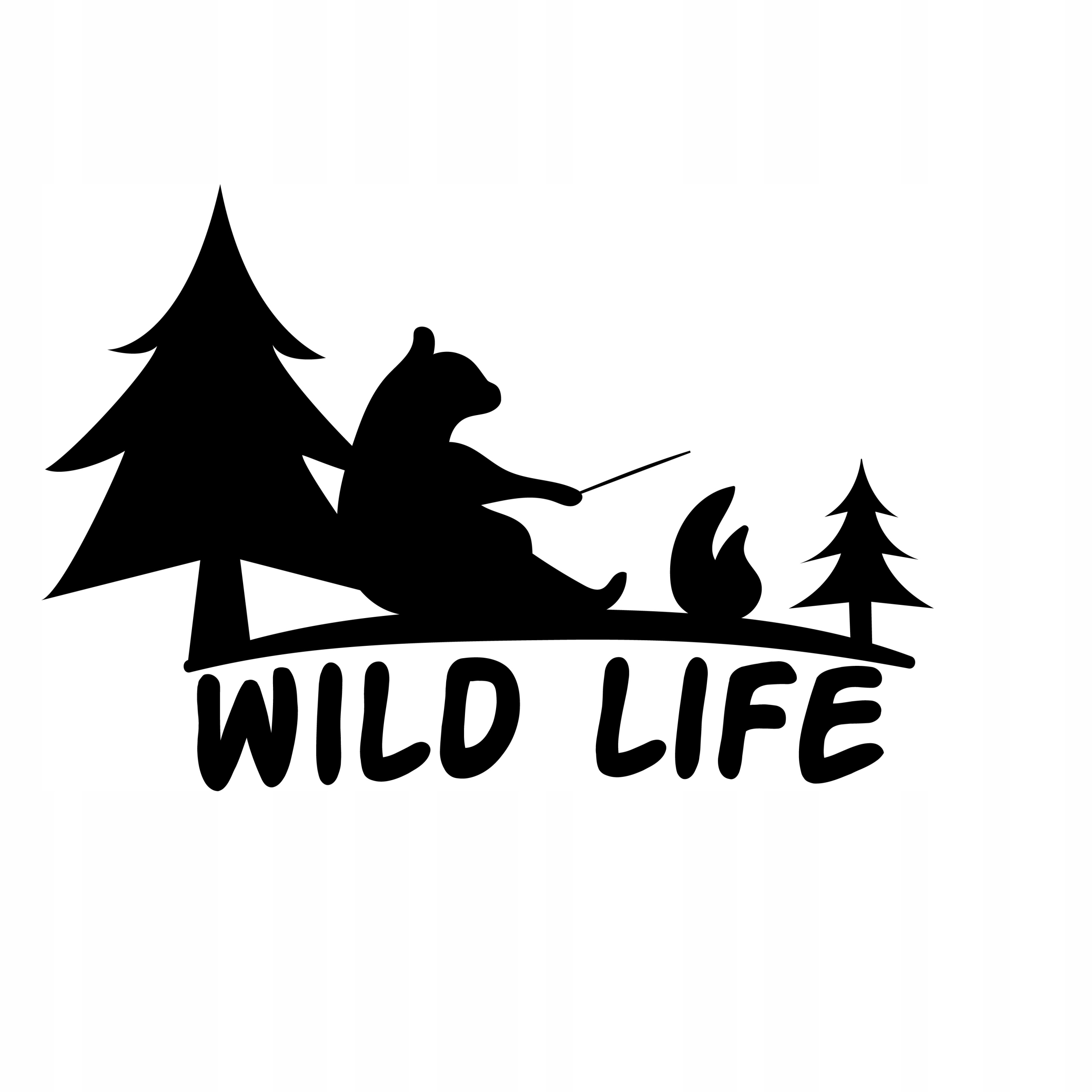 

Naklejka na samochód auto Wild Life 15x10 cm
