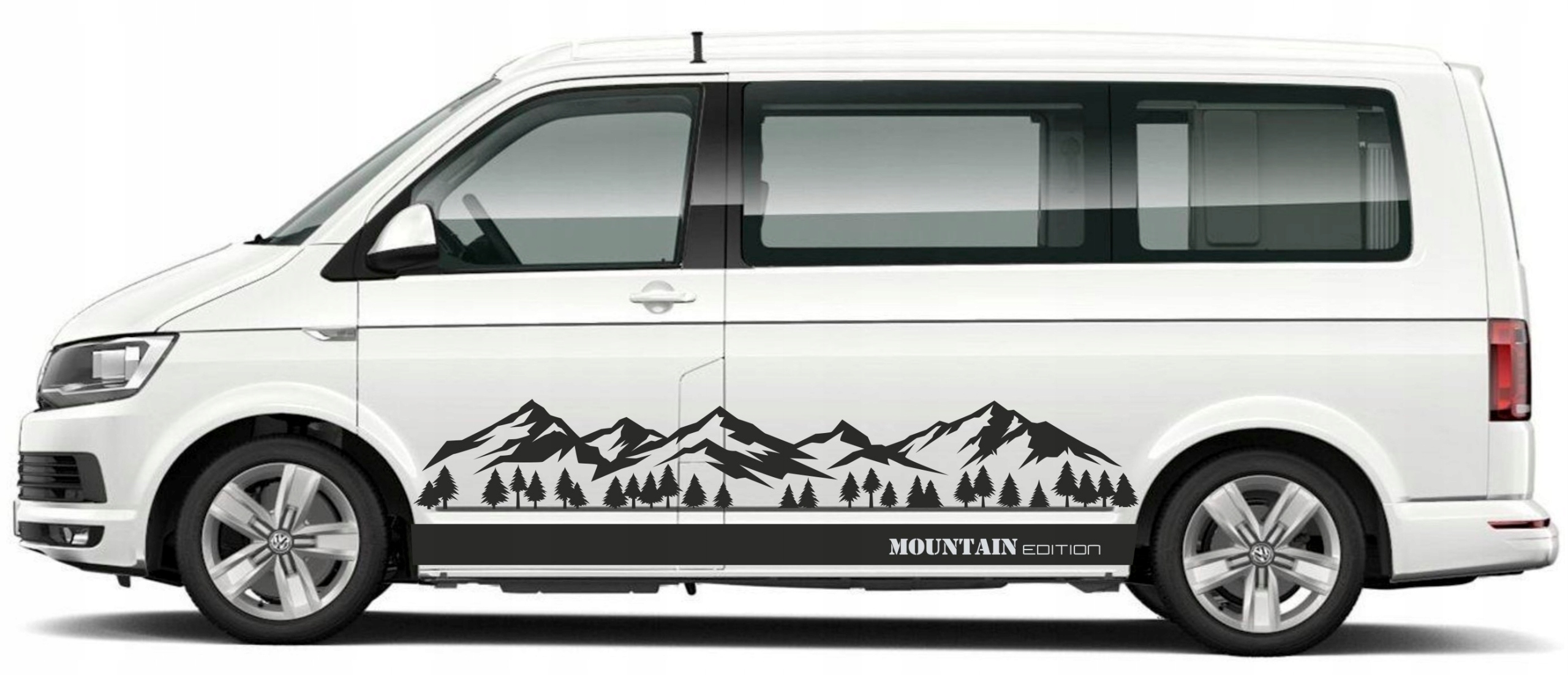 Samolepky Vw Transporter T6 Hory Mountain Edition krátká verze