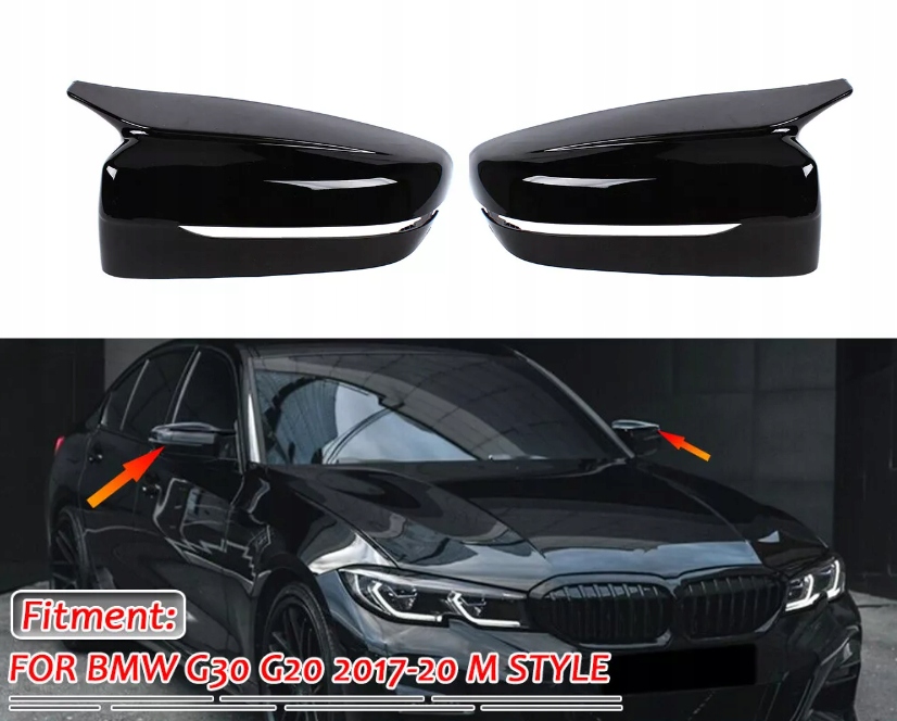 Bmw G20 G21 G30 G31 G38 M Vzhled Krytky Na Zrcátka Černé Kryty Zrcátek