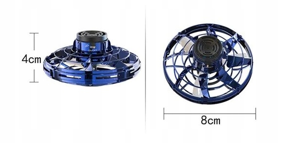 Mini Dron UFO latający fidget spinner Wiek dziecka 3 lata +