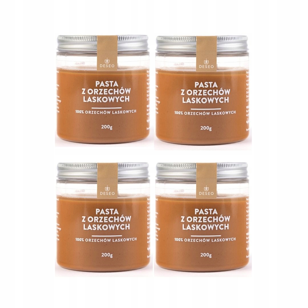 Levně Deseo Pasta Z Lískových Ořechů Krém Krém Lískový Ořech 100% 200 G