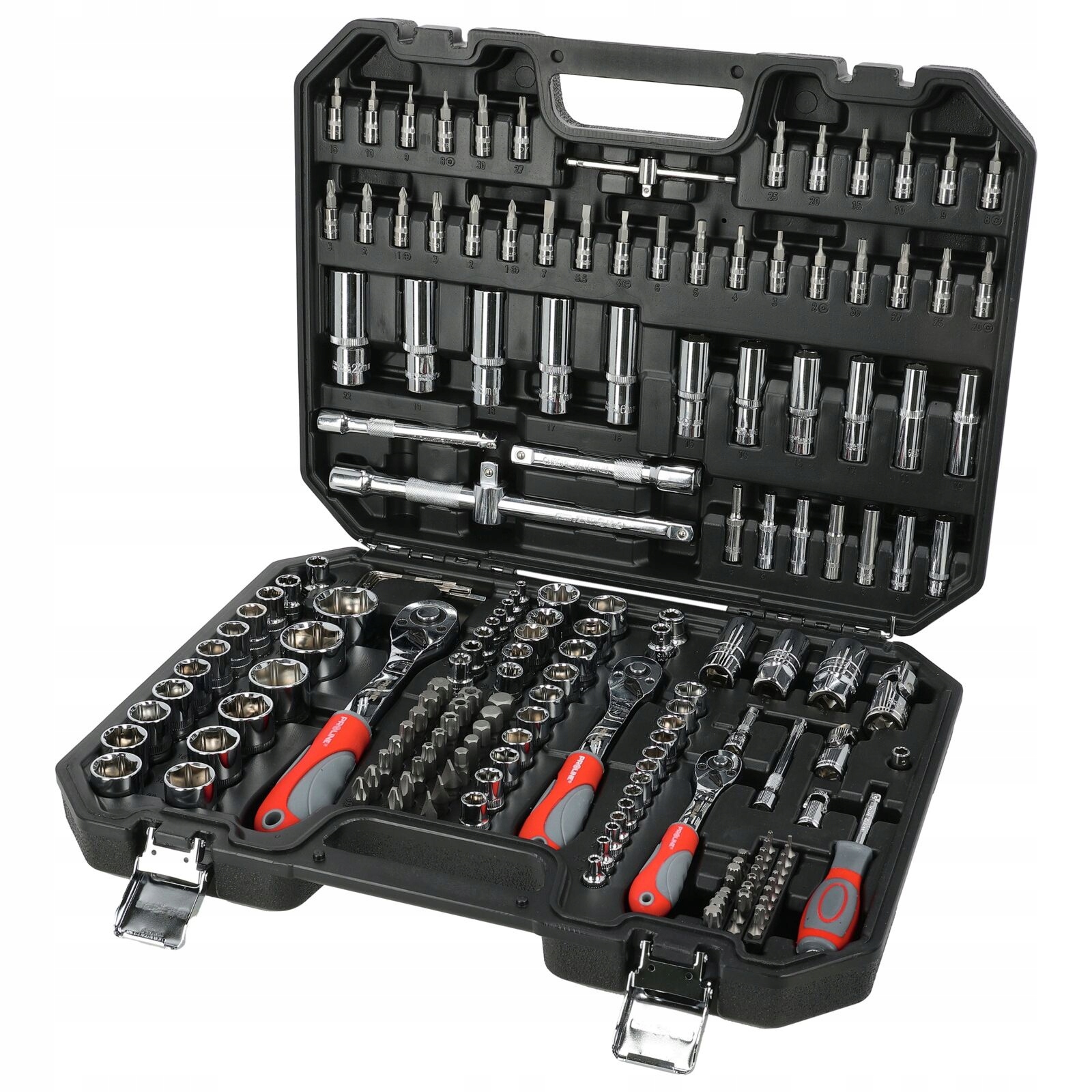 Sada Nástrčných Kľúčov 1/4" 3/8" 1/2" 179 Ks Proline