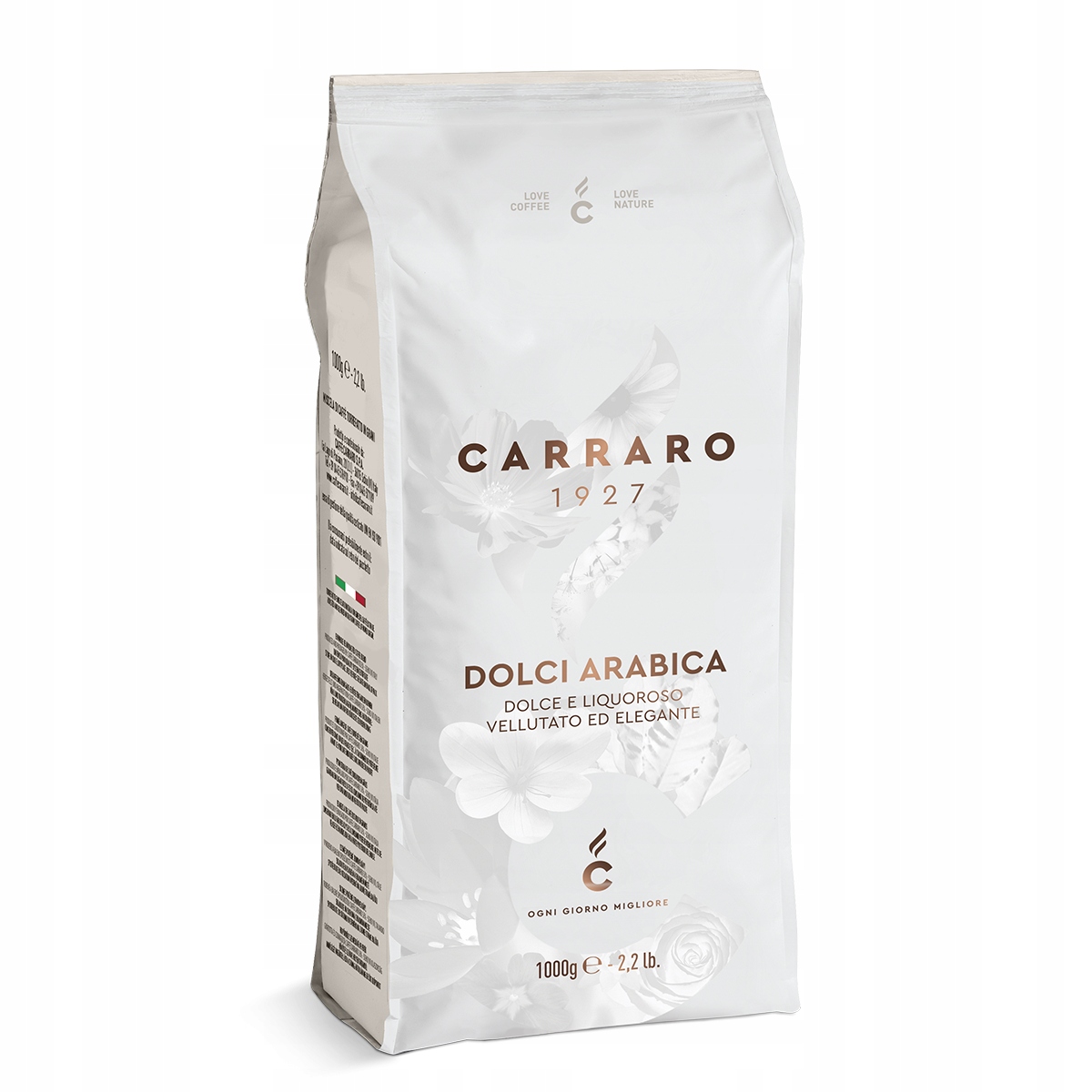 Kawa ziarnista "Caffe Carraro" Dolci Arabica 1000g