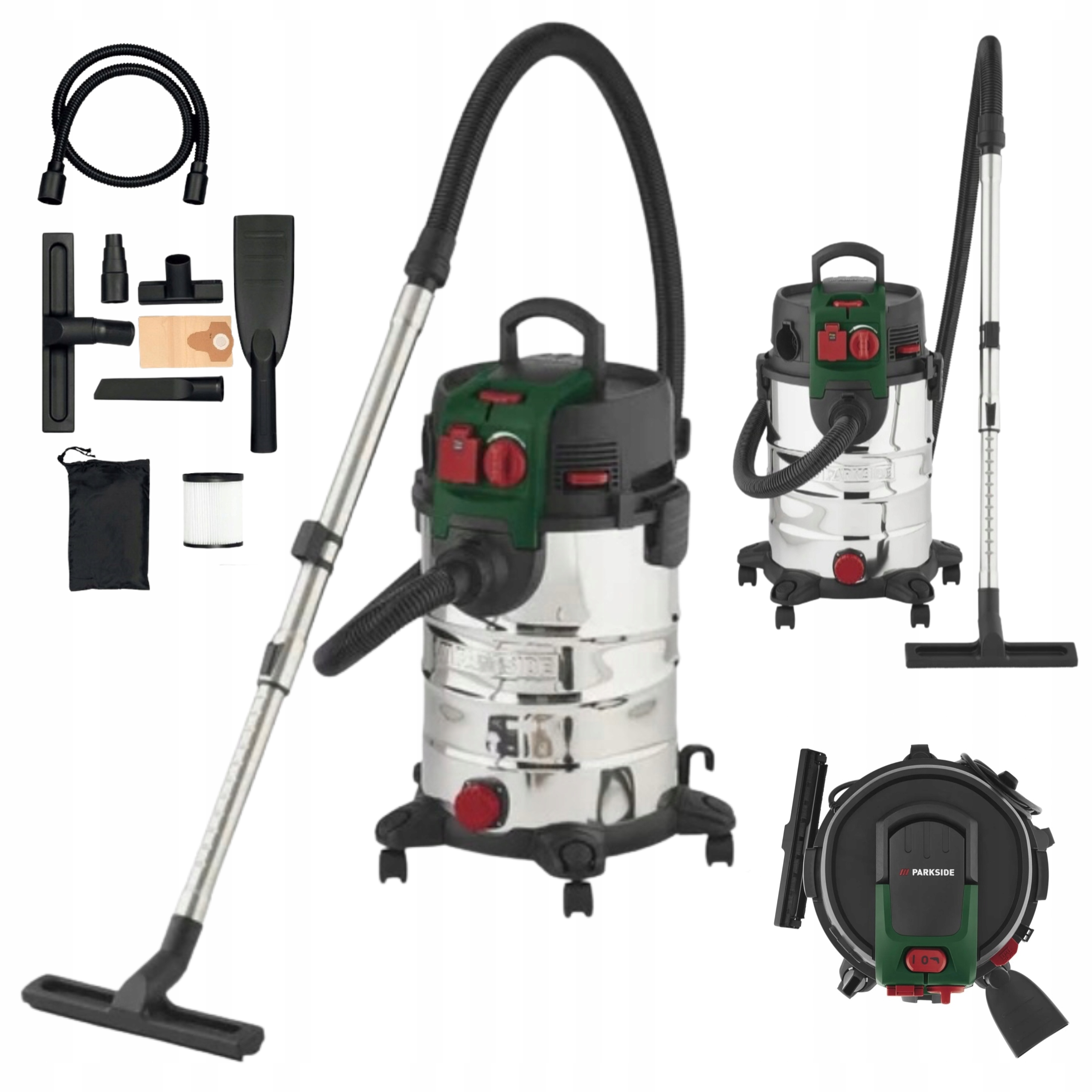 Odkurzacz Parkside Pwd 30 Start stop sucho mokro 30L 1500W