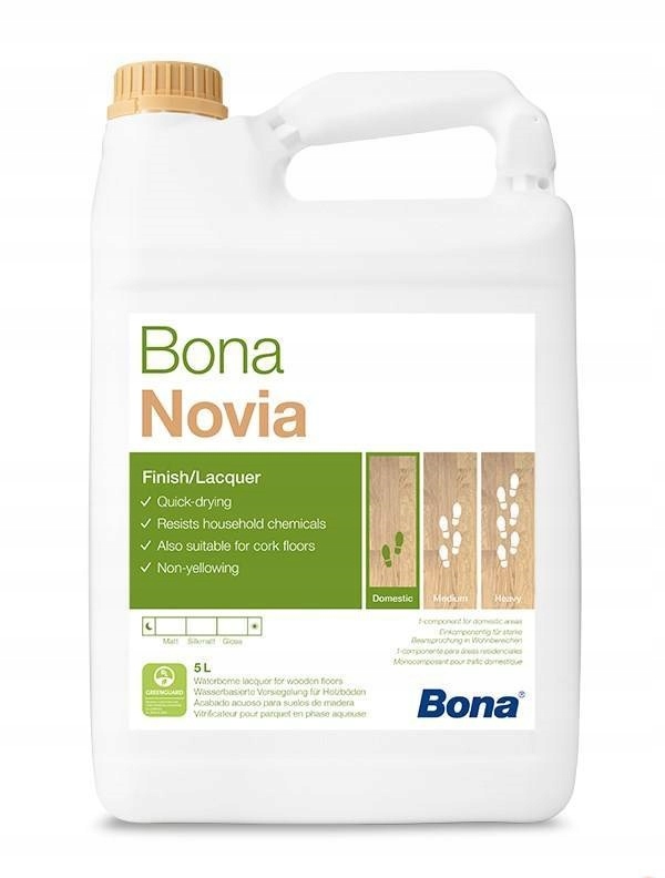 

Lakier Bona Novia 5L Połysk - do drewna