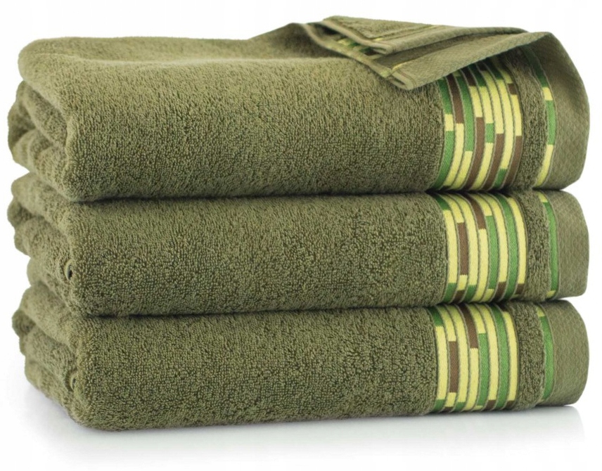 ZWOLTEX Ręcznik GRAFIK oliwka B. EGIPSKA 50x90 PRDUKT POLSKI