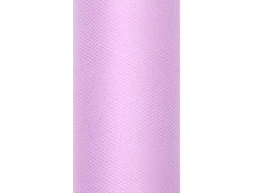 Tiul Dekoracyjny 15cm x 9m Na Rolce Szpuli lawenda