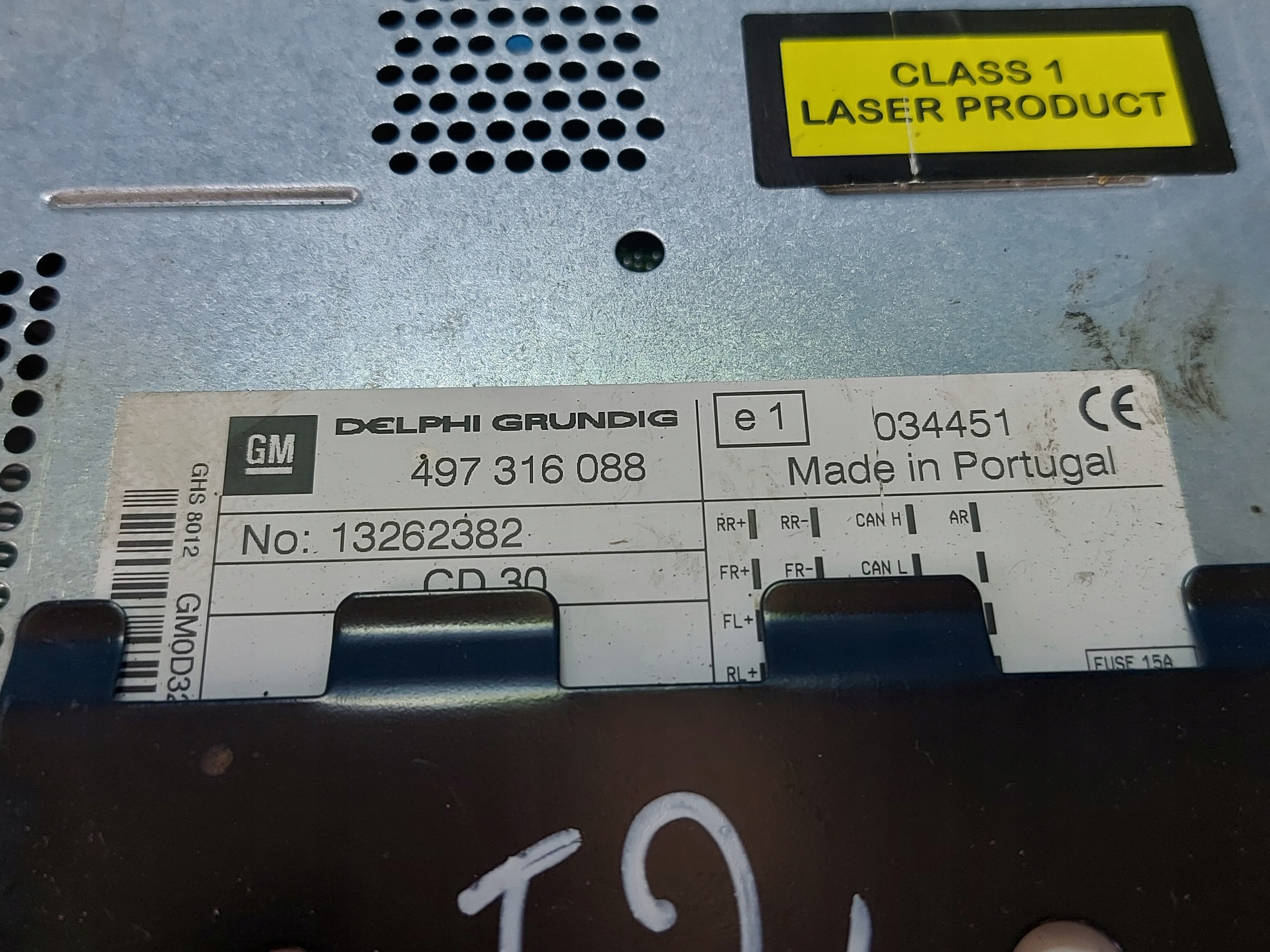 RADIO EKRAN ASTRA H CD30 497316088