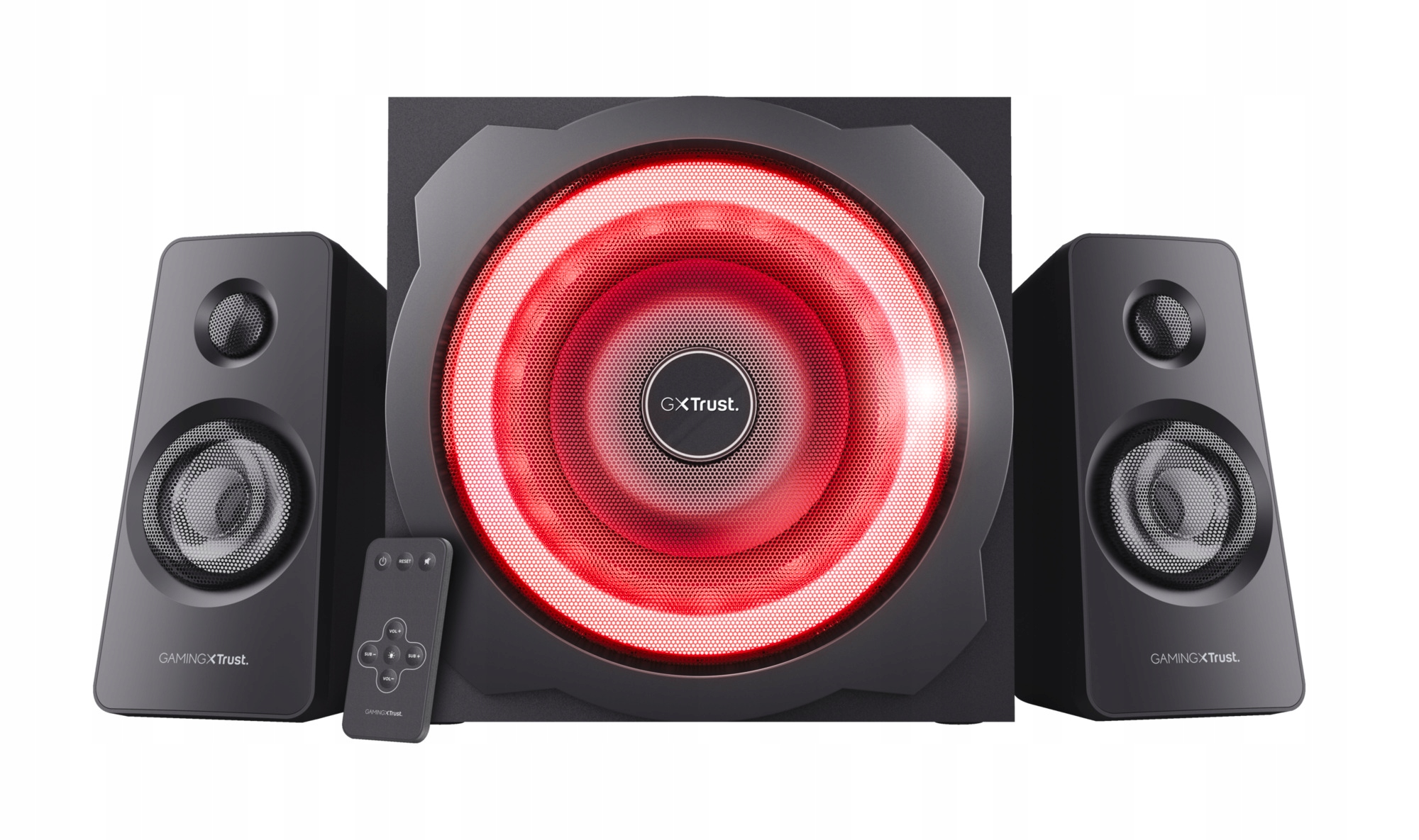 TRUST GAMING GXT 629 Tytan 2.1 Speakers with RGB LED Subwoofer 120W — miniatura 11