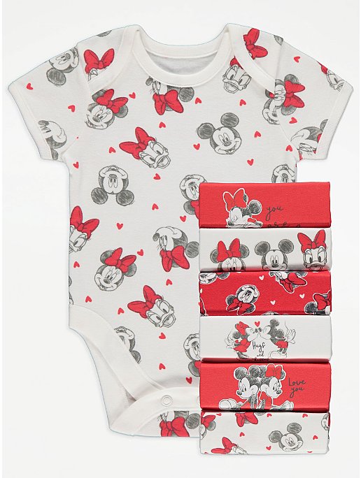 

George_92-98_7 Pak_body krótki rękaw_ minnie_nowe