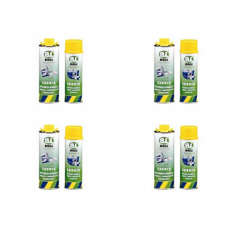 BOLL ŚRODEK DO KONSERWACJI PROFILI ZAMKNIĘTYCH SPRAY BURSZTYN 500ML