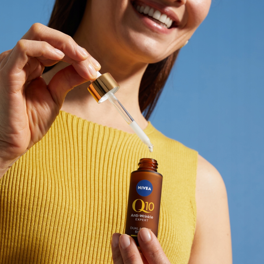 NIVEA Q10 PRZECIWZMARSZCZKOWY EKSPERT Serum do twarzy na zmarszczki 30ml Marka Nivea