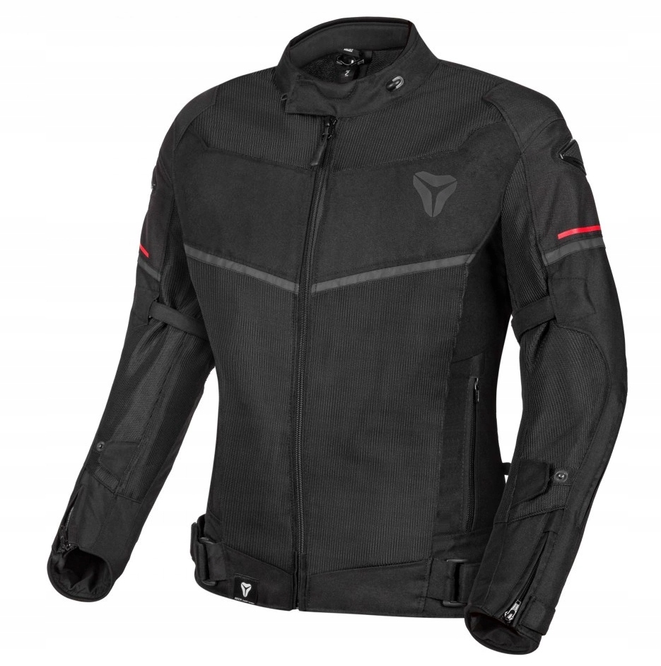 Seca Stream Evo Čierna Dámska Textilná Motocyklová Bunda Čierna Mesh