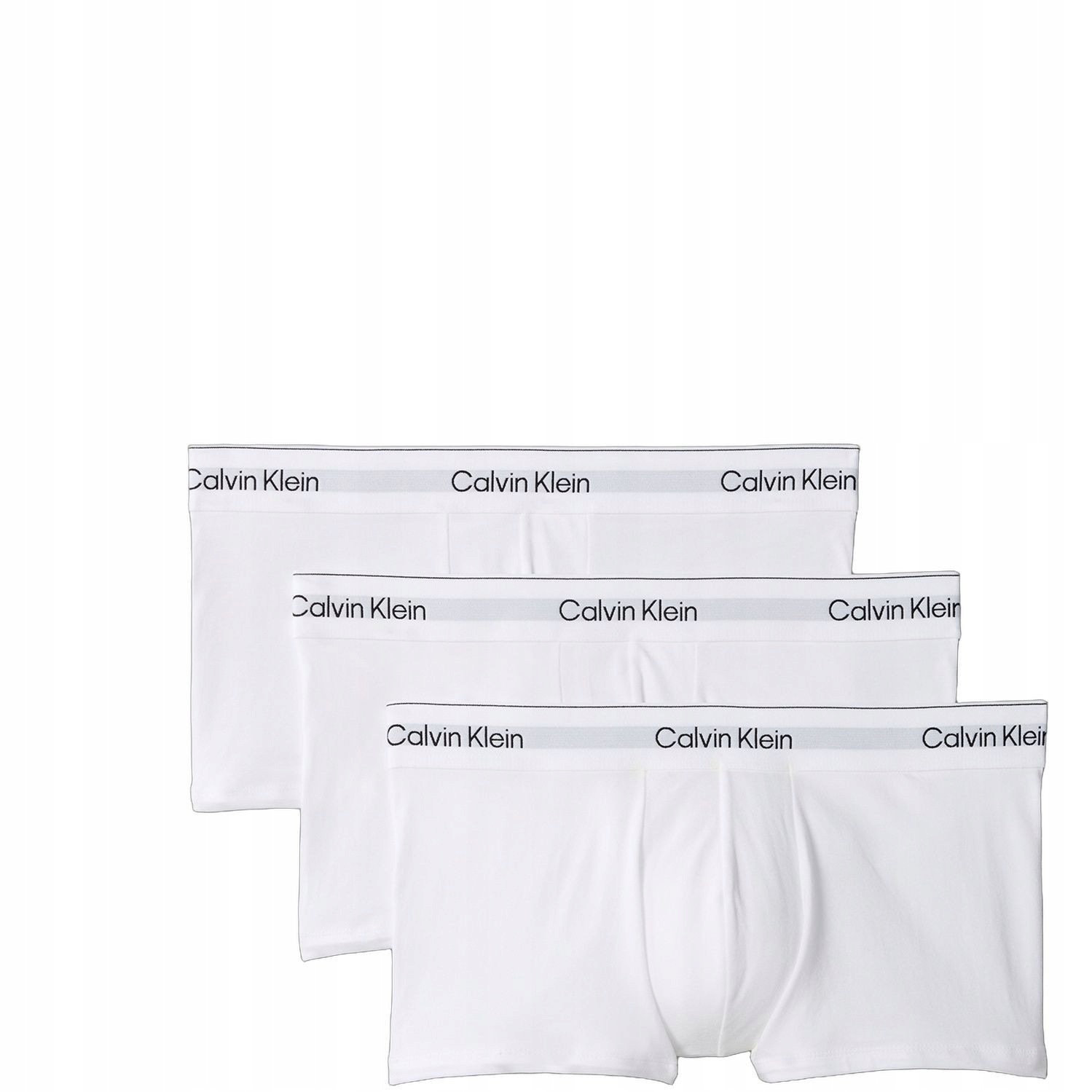 Calvin Klein Icon Cotton Stretch 3-Pack Low Rise T LV00NB4389-100 Xs