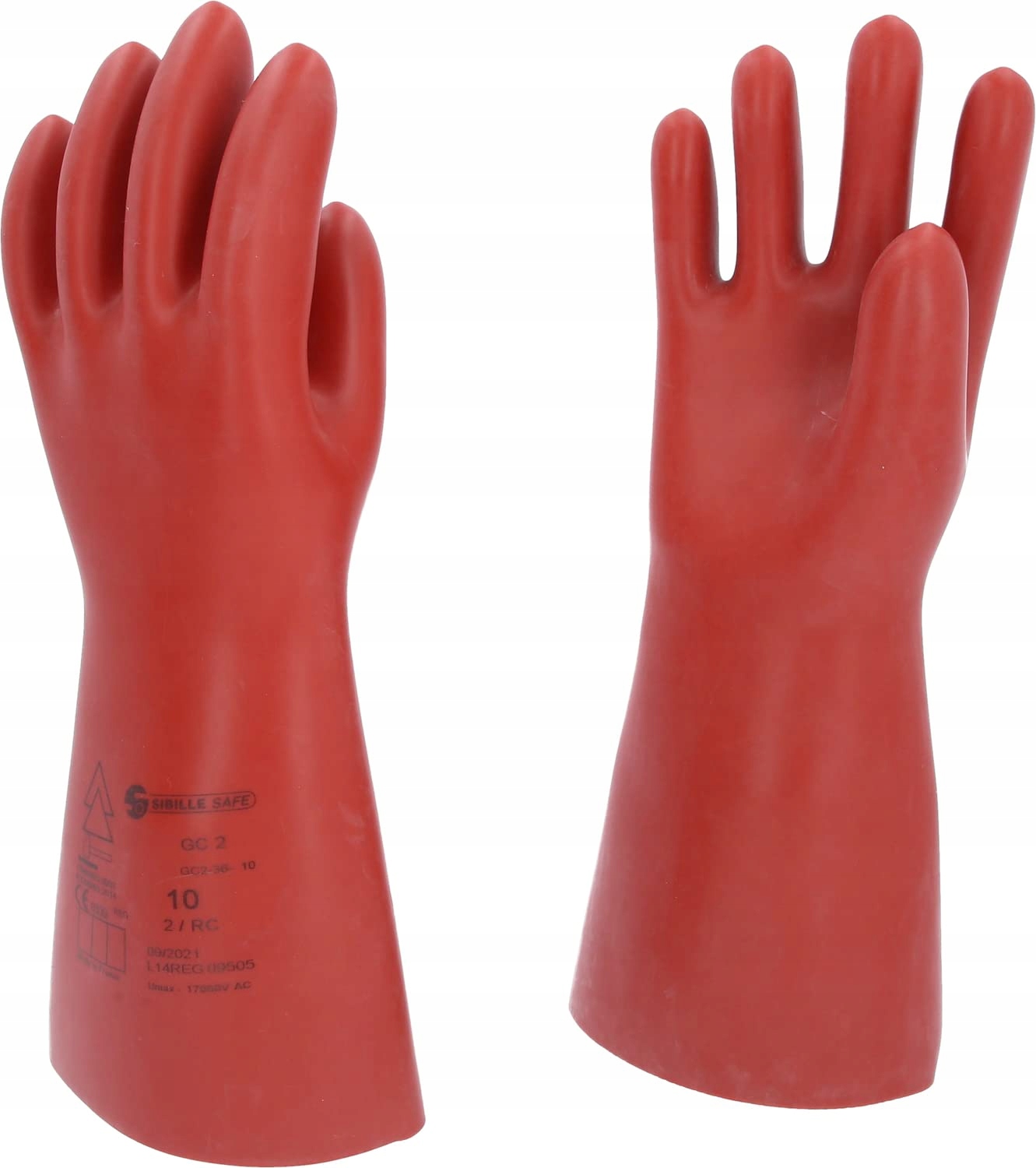 Ks Tools 117.0075 elektrikárske rukavice, veľkosť 10, červená