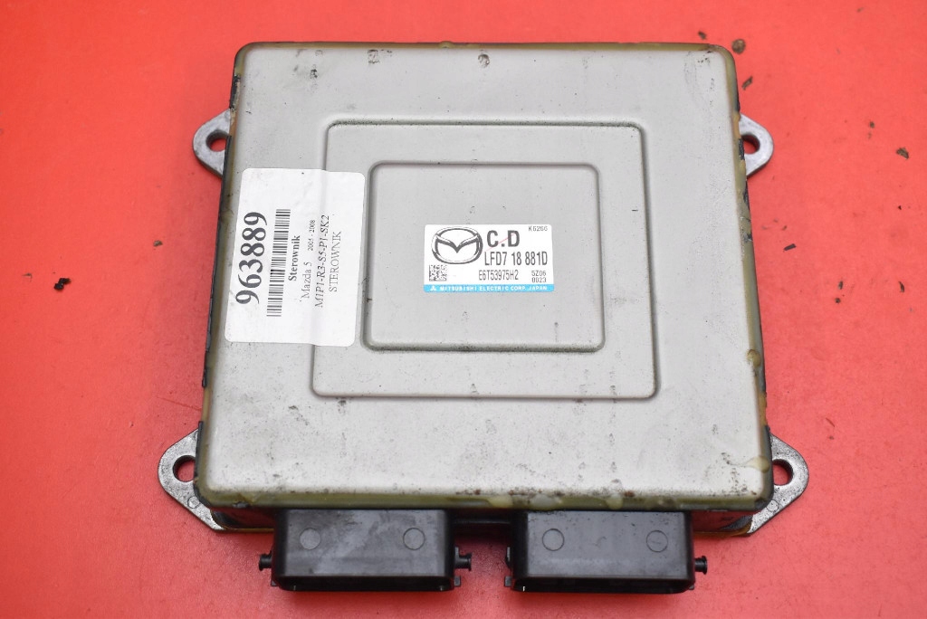 control unit computer of the engine LFD718881D MAZDA 5 V CR 2.0 16V 146 KM 05-08
