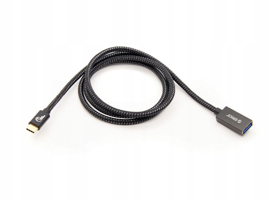 Kabel USB Typ-C USB A żeński Orico CAF31-10-BK-BP Długość kabla 1 m