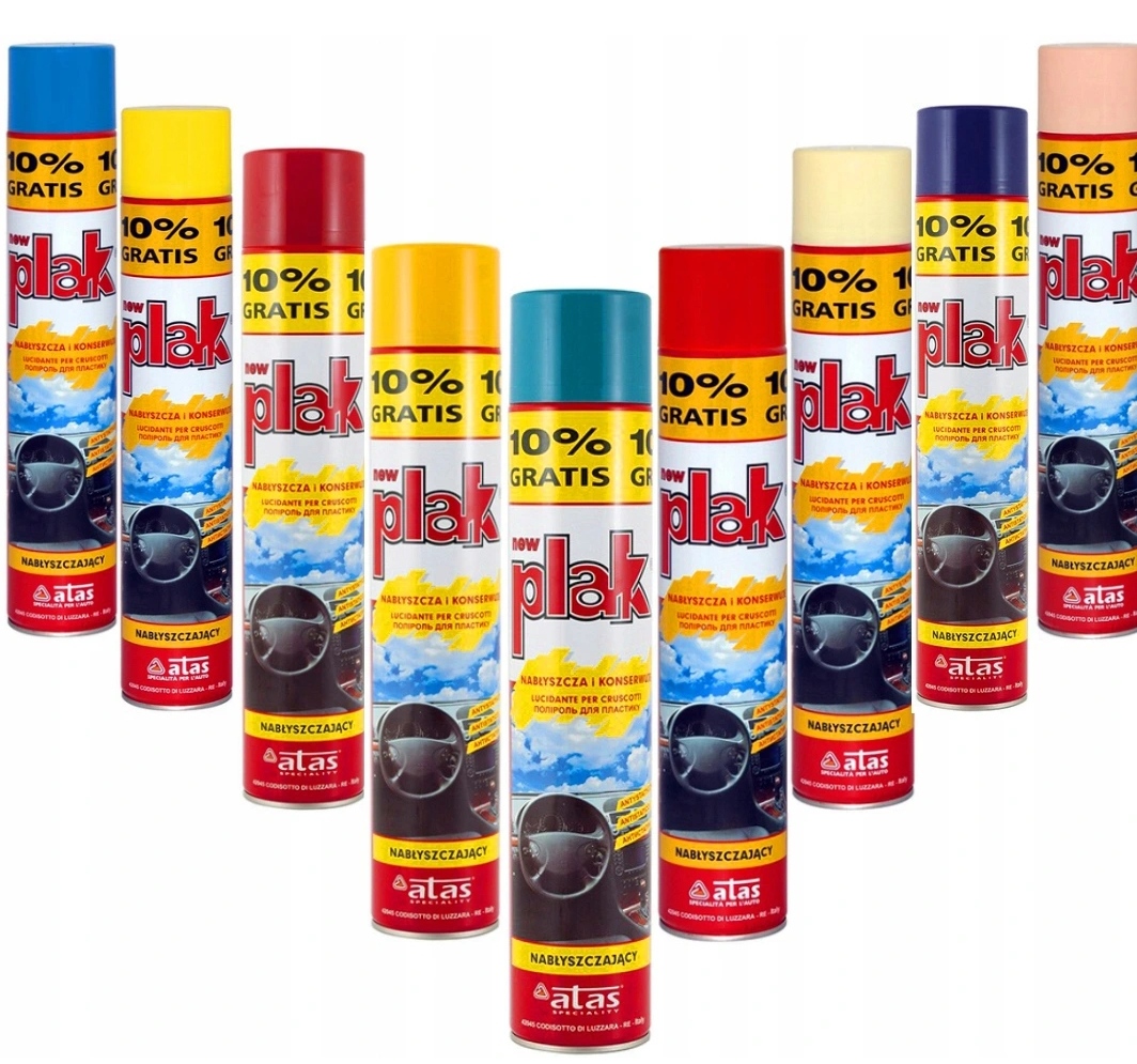 Plak Nabłyszczający 750ml+10% Zestaw MIX 6SZT