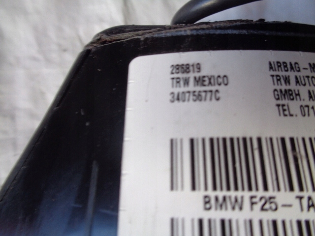 BMW X3 F25 PODUSZKA FOTELA LEWA AIR BAG 34075677C Typ samochodu Samochody osobowe