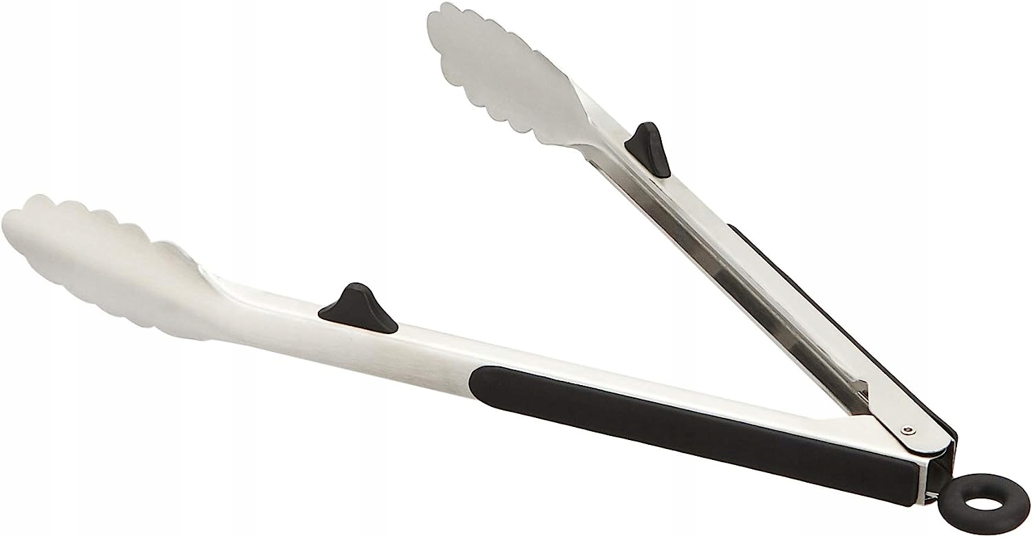 Szczypce do GRILLA kuchenne metalowe 31 cm długie