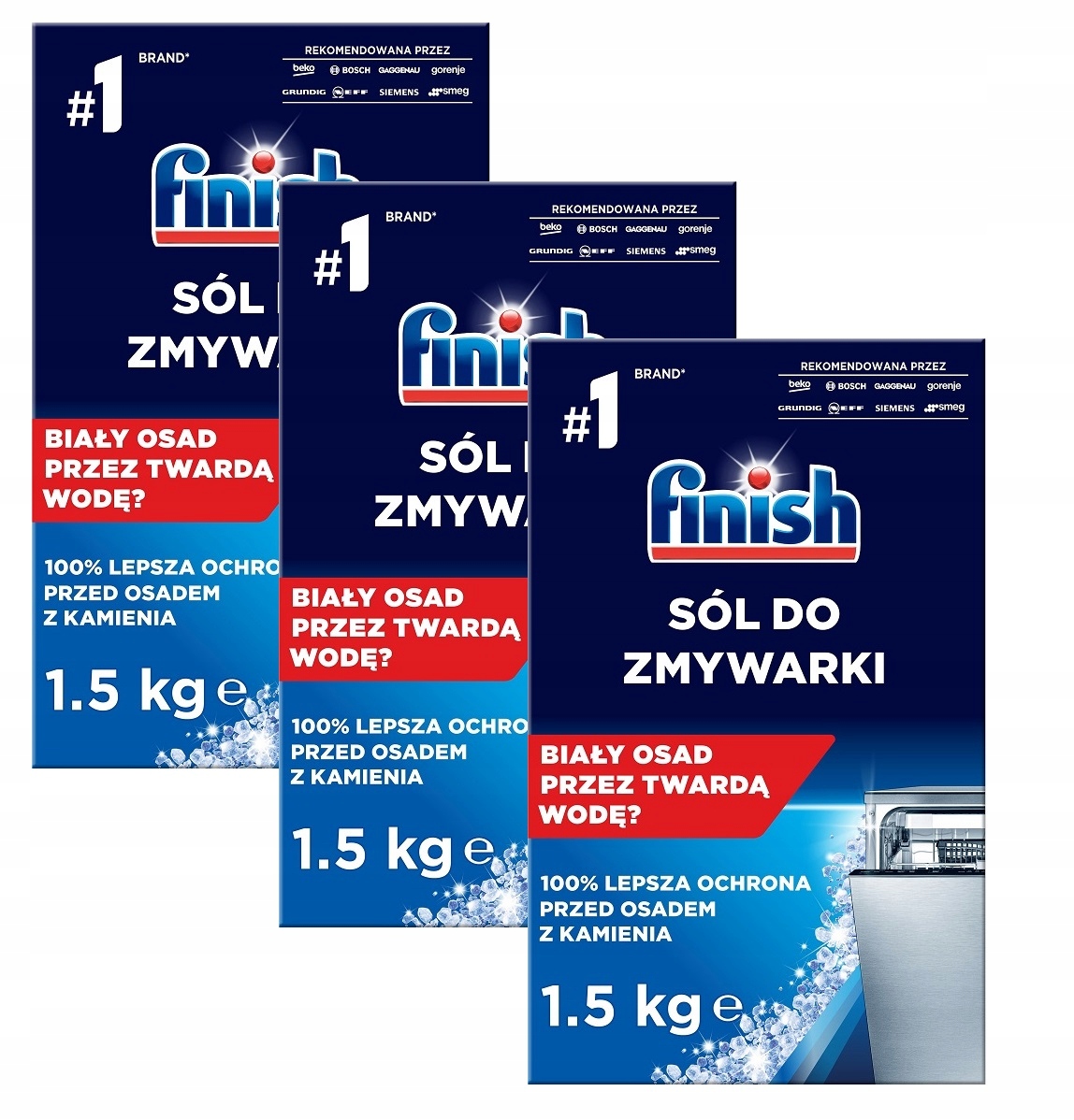 

Finish Sól ochronna do zmywarki 3x 1,5 kg