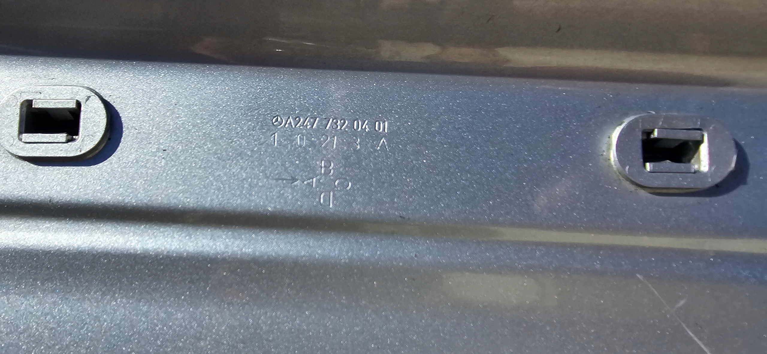MERCEDES GLA W247 A247 DOOR REAR. RIGHT MOULDING