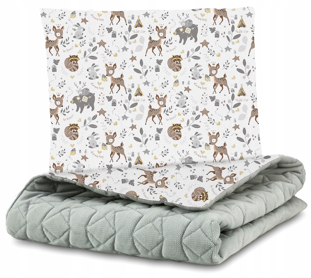 

Kocyk Velvet Pikowany Minky 75x100 Kołdra Babymam