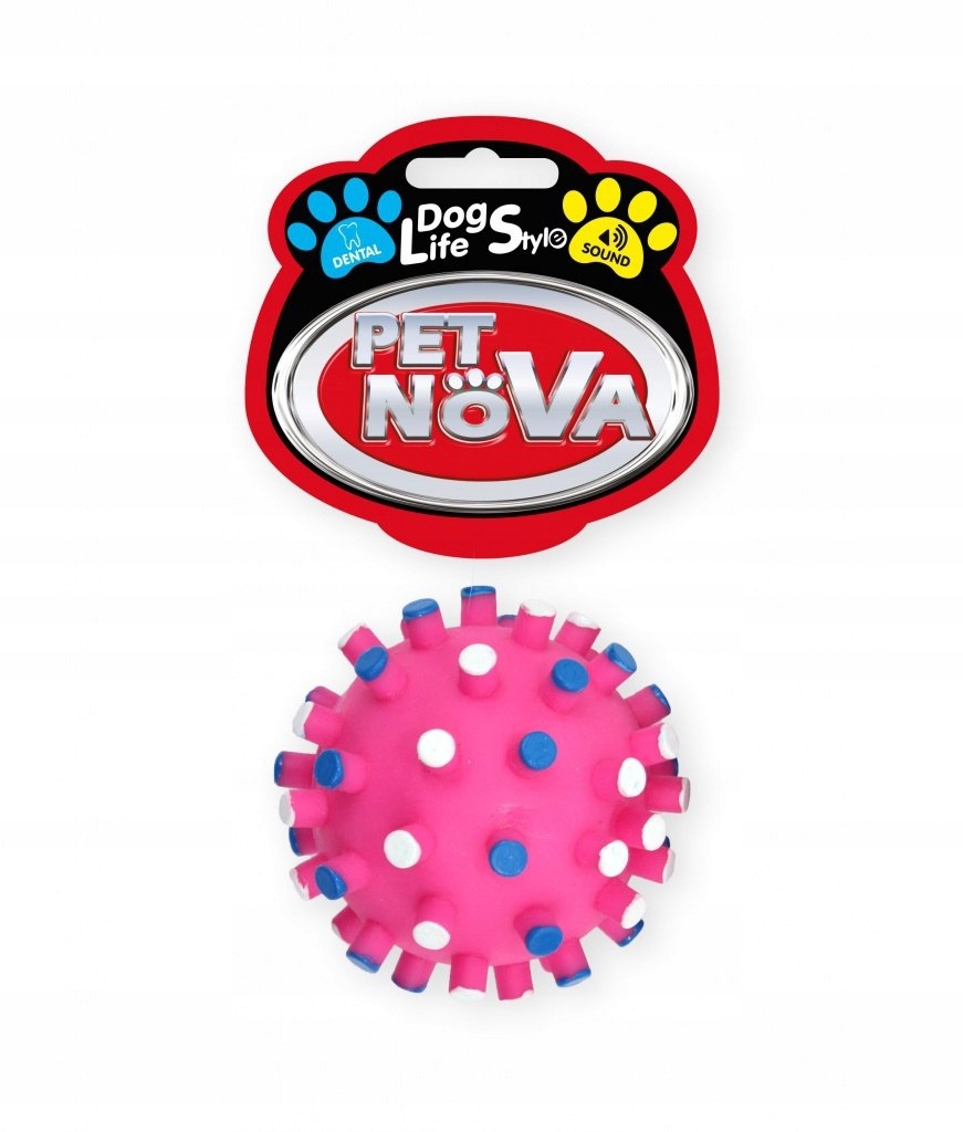 

Pet Nova Piłka Jeż Z Wypustkami 7cm Różowa