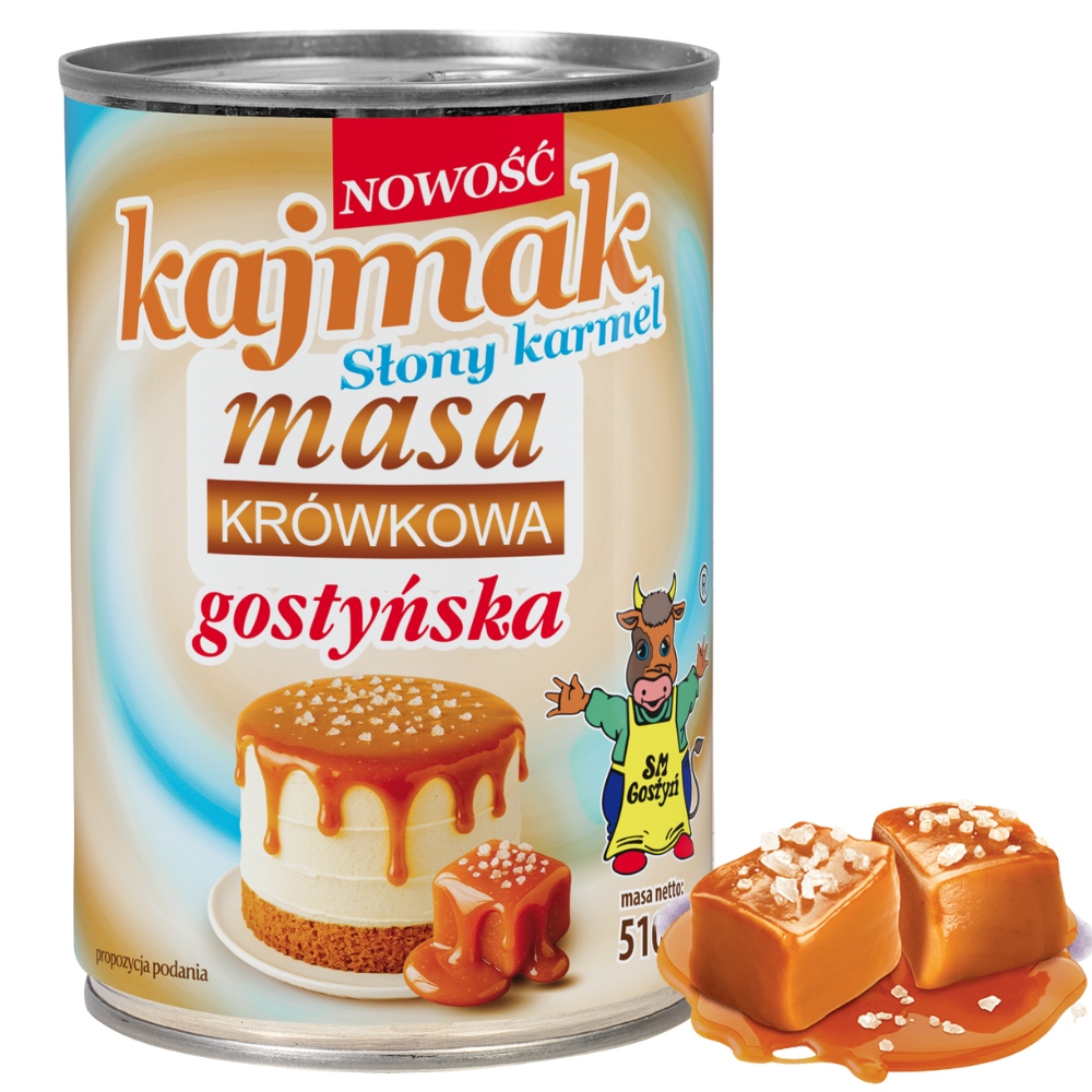 Levně Mleczarská družstvo v Gostyni. Kajmak slaný karamel masa