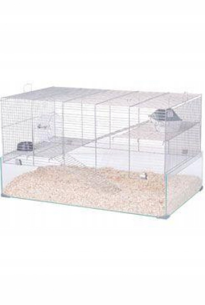 Levně Klec pískomil Neolife 80 Gerbil šedá glass Zolux