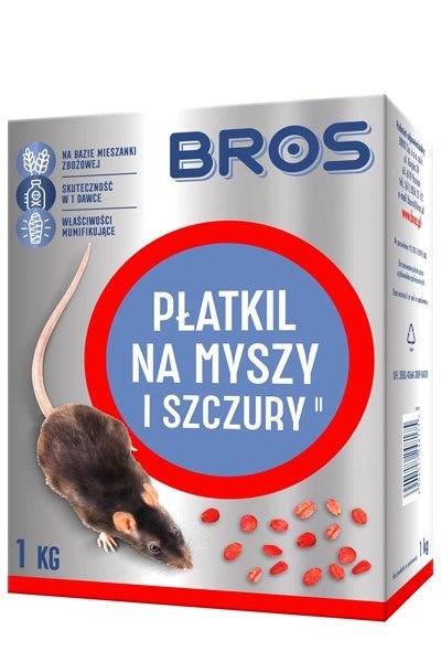 

Bros Płatkil trutka na myszy i szczury 1kg