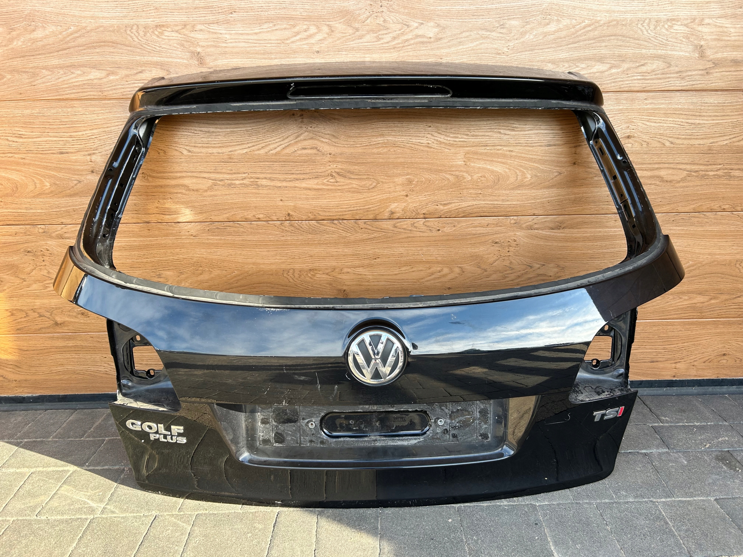 VW GOLF ПЛЮС 6+ КРЫШКА ЗАД. CZARNA СОСТОЯНИЕ ХОРОШИЙ БЕЗ РЖАВЧИНЫ