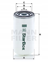 MANN-FILTER LB 950/20 Filtr, technika sprężania po Marka Mann-Filter