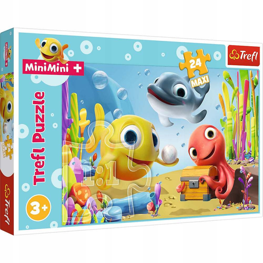 

Maxi Puzzle 24 Zwierzęta Rybka Mini Mini 3+ Trefl