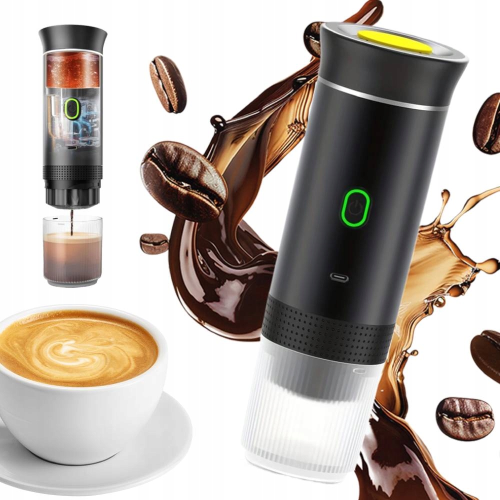 Přenosný Kávovar 3V1 15 Bar Malý Multifunkční Kávovar