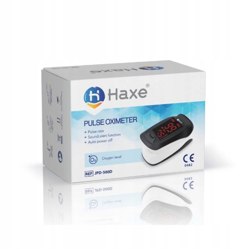 ПУЛЬСОМЕТР МЕДИЧНИЙ FINGER-PULSE OXIMETER HEART RATE SATURATION JPD-500D Код виробника Jumper 500D