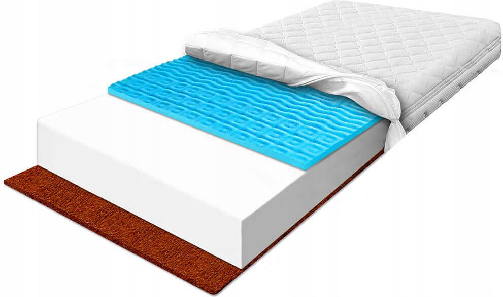 Pěnová Matrace 100x200 kokos, masážní pěna 10 kokos měkký H2