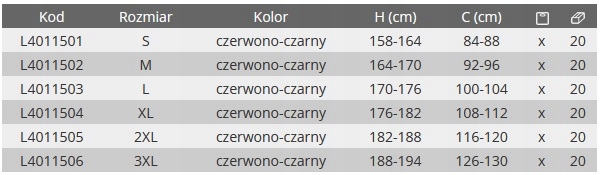 Bluza polarowa czerwono-czarna LahtiPro roz. L Przeznaczenie uniwersalne