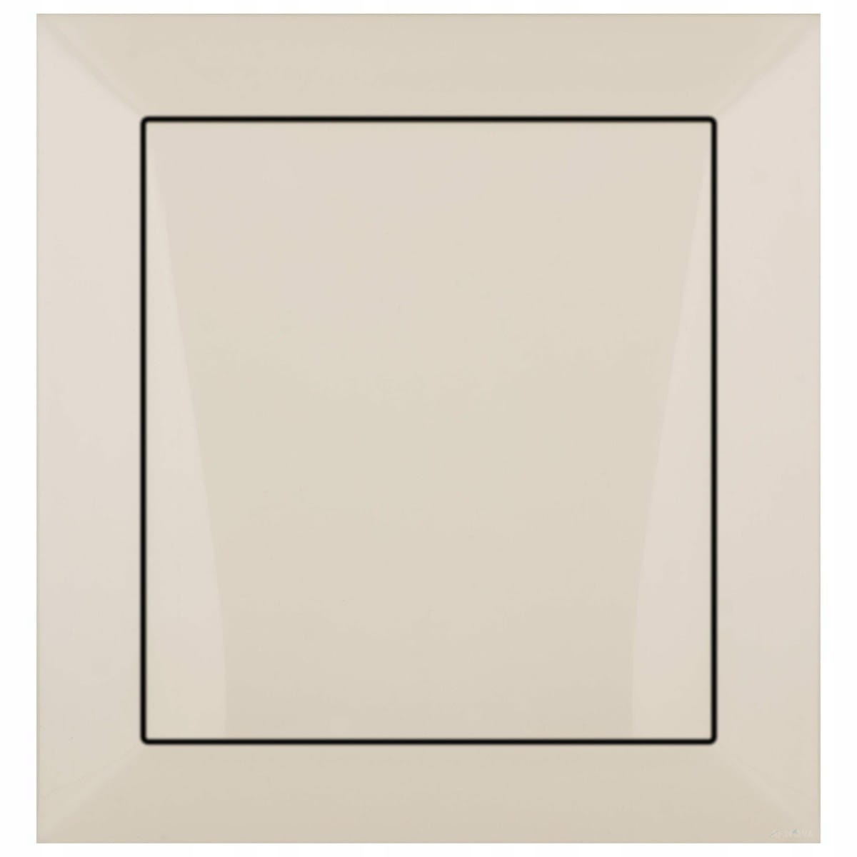 Gniazdo wyrzutowe Nova - kremowe