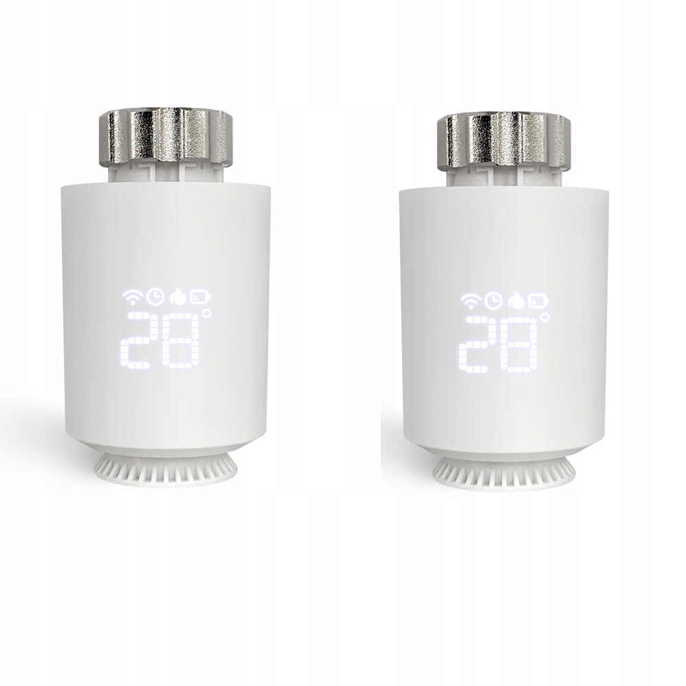 2xZIGBEE Tuya Termostatická Sada Hlavice Ventily