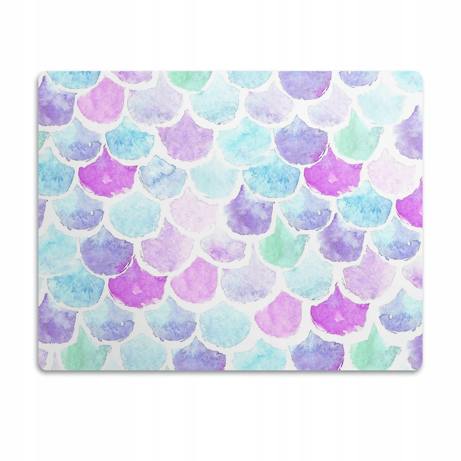 Levně Podložka pod misky pro psa a kočku Barevné šupiny 60x40