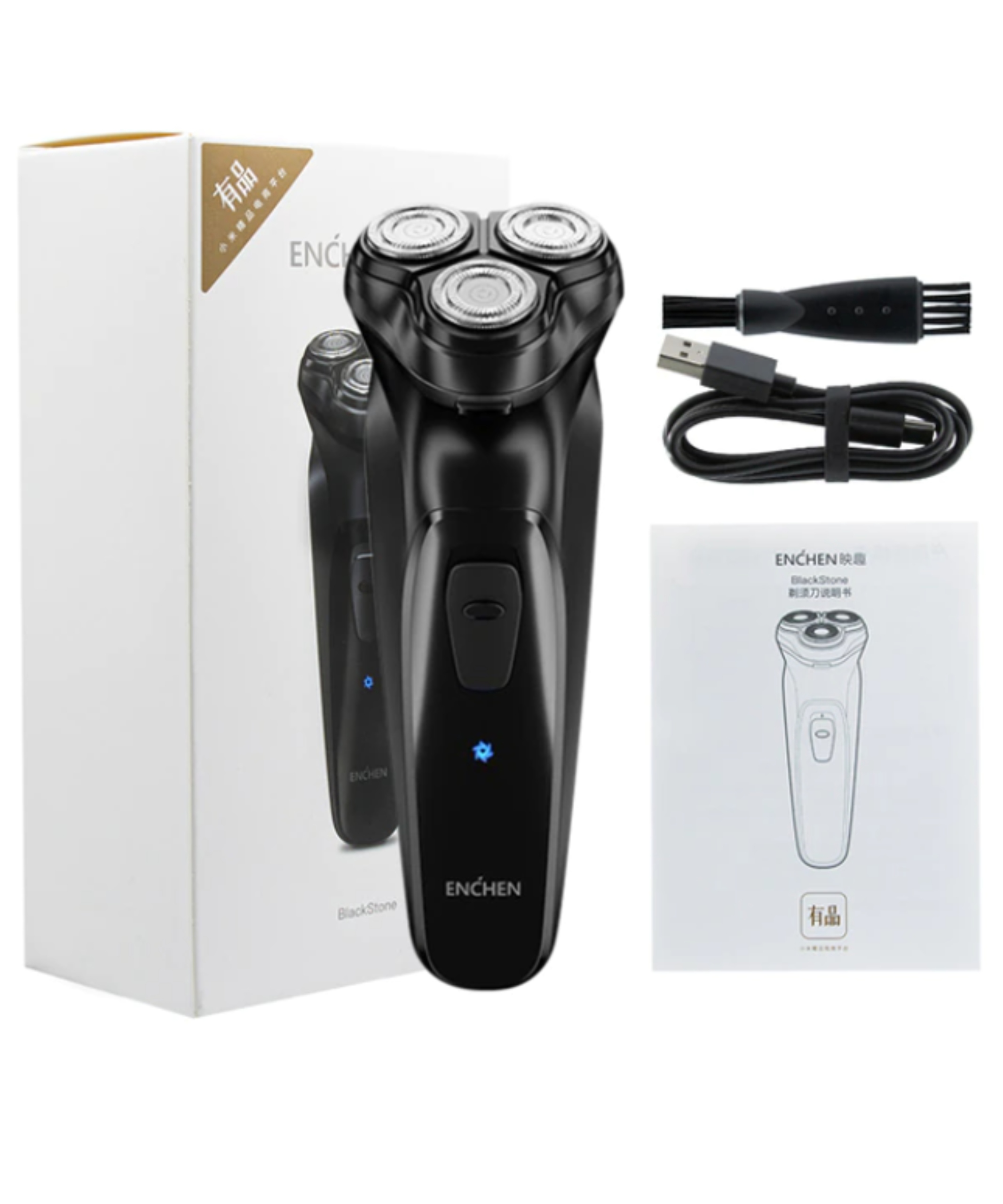 GOLARKA ELEKTRYCZNA MĘSKA ENCHEN BLACLSTONE C XIAOMI TRYMER PRECYZYJNA USB Marka Enchen