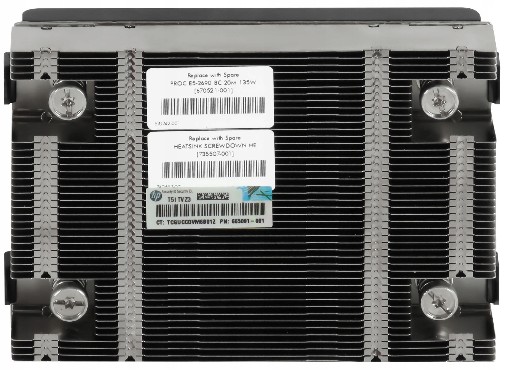 Chladič Hpe 665091-001 DL360p G8 735507-001