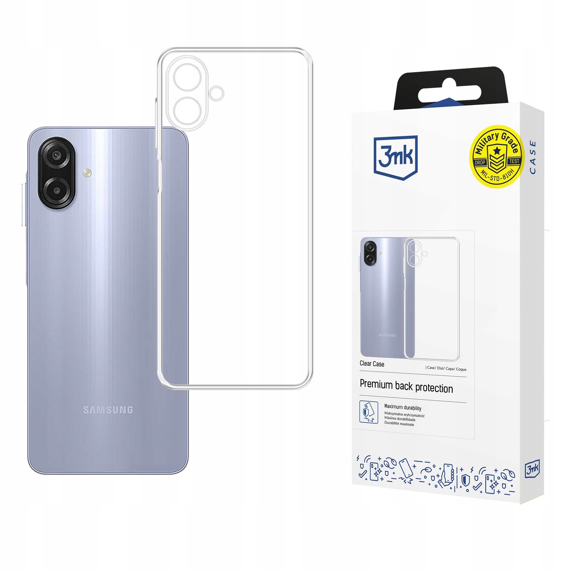 3MK Clear Case Do Samsung Galaxy A07 5G Galaxy M07 5G Etui Ochrona Telefonu