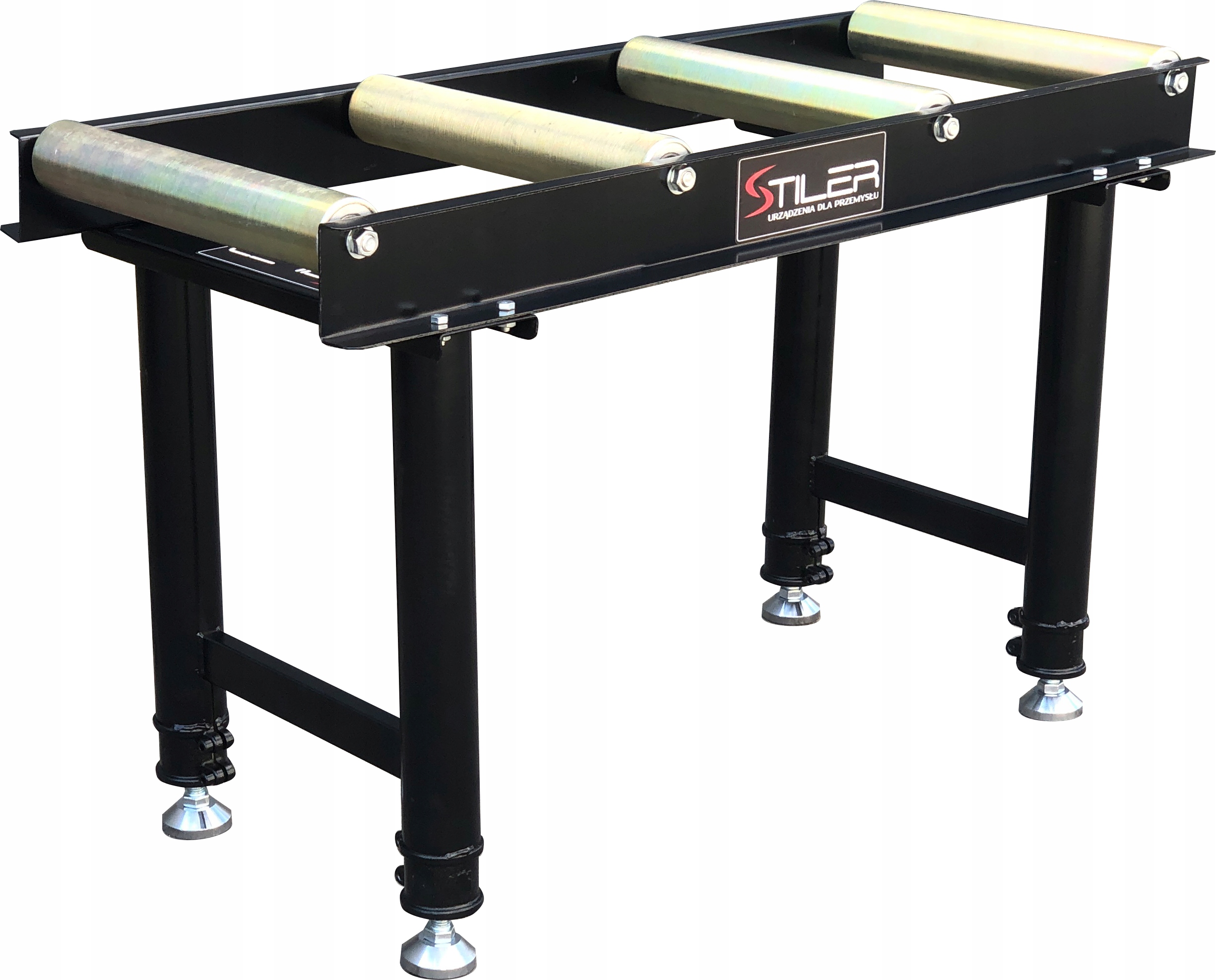 Masivní Válečkový Podavač Rolotok Rolki 1M Ocelový Rolovací Stůl Nastavitelný